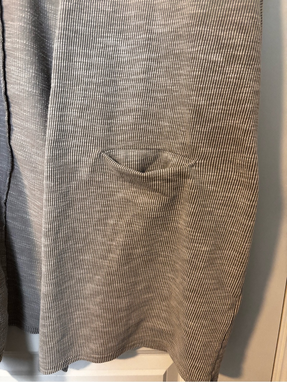 Light Gray Longline Open-Front Women's Cardigan Sweater super lightweight - Picture 2 of 5